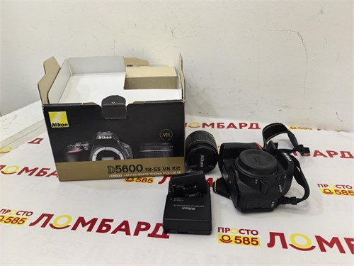 Зеркальный фотоаппарат Nikon D5600 Kit 18-55 890000660787