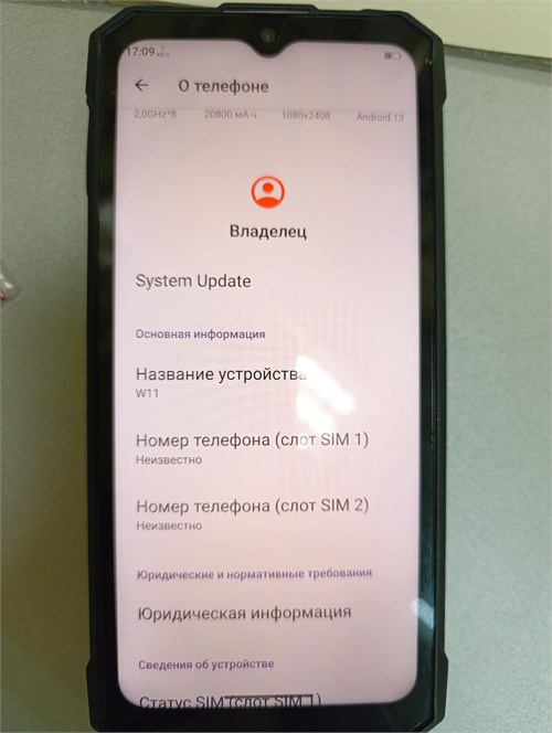 HOTWAV W11 6/256 ГБ 890000661789