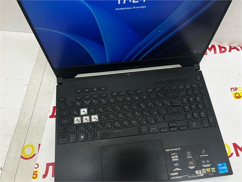 15.6" Ноутбук ASUS TUF Dash F15 FX517ZM-HQ104 i5-12450H -RTX 3060 890000662749