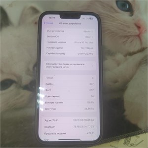 APPLE IPHONE 13 PRO MAX 128 ГБ 890000678608