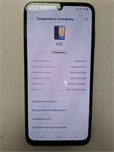 SAMSUNG GALAXY A25 5G 8/256 ГБ 890000652493