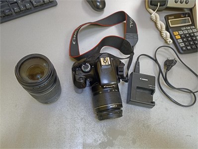Фотоаппарат Canon EOS 1100D + 2 объектива 890000683533