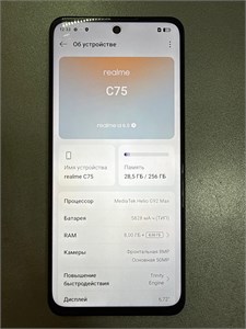 REALME C75 8/256 ГБ 890000684959