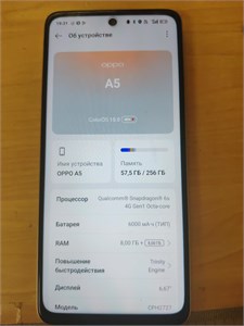 OPPO A5 8/256 ГБ 890000685614