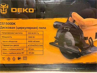 Циркулярка DEKO CS1500DK 890000688910