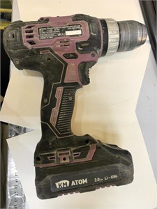 Дрель-шуруповерт аккумуляторная КМ АТОМ CD-181 890000694022