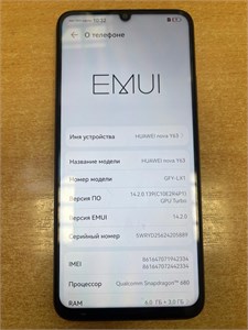 HUAWEI NOVA Y63 4/128 890000682887