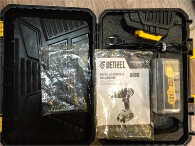 Дрель-шуруповерт аккумуляторная ударная Denzel CIDH-BL-20 890000693222