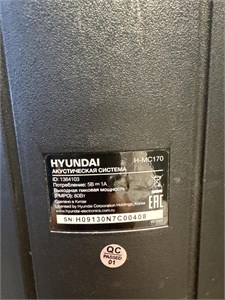 Портативная аудиосистема Hyundai H-MC170 890000704915