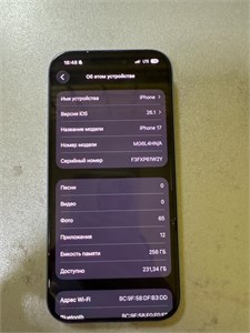 Apple iPhone 17 256gb 890000707435