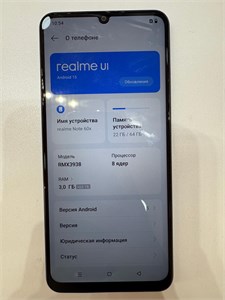 REALME NOTE 60X 3/64 ГБ 890000712983