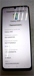 SAMSUNG GALAXY A06 4/64 ГБ 890000714217