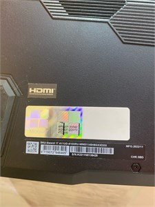 MSI Sword 17 A11UD i5-11400h/RTX 3050ti 890000721244