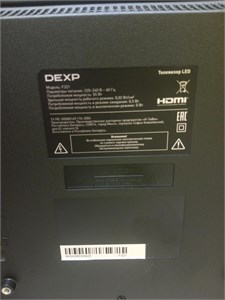 Телевизор DEXP F321 890000724473