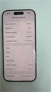 APPLE IPHONE 17 256 890000724183