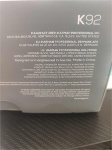 Звукарские наушники AKG K92 890000710209
