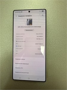 SAMSUNG GALAXY S25 ULTRA 12/256 ГБ 890000722415