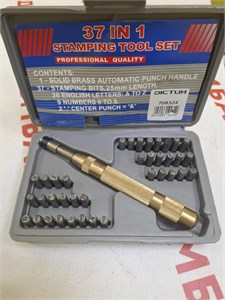 Автоматический набор пробойников для цифр и букв 37 in 1 stamping tool set 890000696879