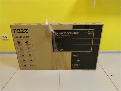 43" 109см Телевизор RAZZ HE43FSS25F 890000739118
