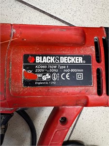 Перфоратор BLACK&amp;DECKER KD960 890000750476