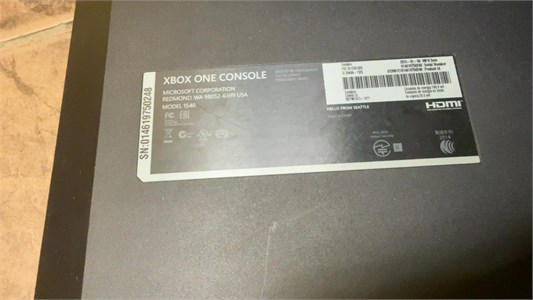 XBOX ONE Model 1540 890000737146