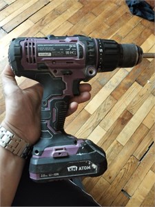 Аккумуляторная ударная дрель-шуруповерт КМ АТОМ CID-182 890000758445