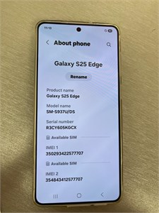 SAMSUNG GALAXY S25 EDGE 12/256 ГБ 890000765131