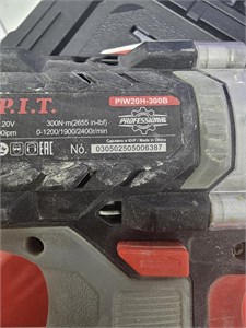 Аккумуляторный ударный гайковёрт P.I.T. PIW20H-300B 890000771813