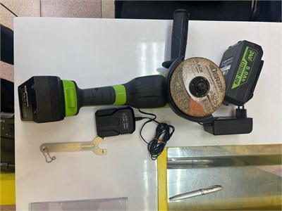 Аккумуляторная угловая шлифовальная машина Greenworks GD24AG 3200207 890000773094