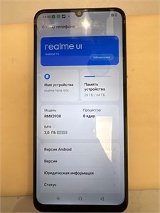 REALME NOTE 60X 3/64 ГБ 890000772674