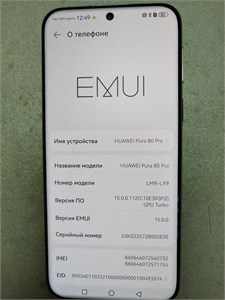 HUAWEI Pura 80 Pro 12/512 ГБ 890000715863