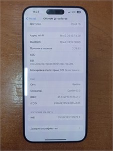 APPLE IPHONE 15 PRO MAX 256GB 890000739092