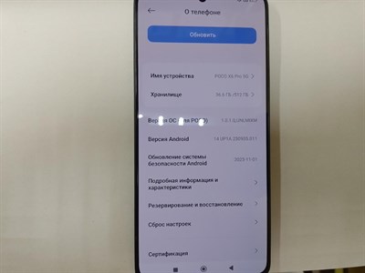 XIAOMI POCO X6 PRO 12/512 ГБ 890000500090