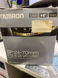 Объектив Tamron AF SP 24-70mm f/2.8 DI VC USD Canon EF 890000508042