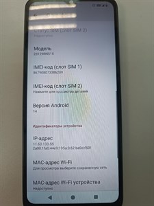 XIAOMI REDMI A3 3/64 ГБ 890000512221