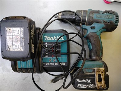 Аккумуляторная ударная дрель-шуруповерт Makita DHP480 890000513779