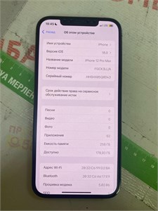 APPLE IPHONE 12 PRO MAX 256 ГБ 890000527618