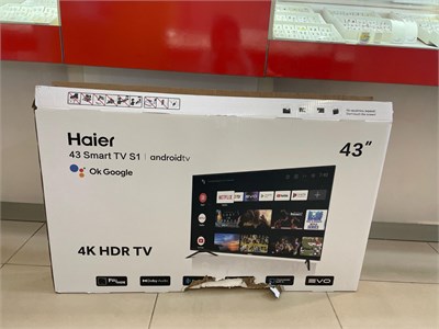 43" (109 см) LED-телевизор Haier 43 Smart TV S1 890000527149