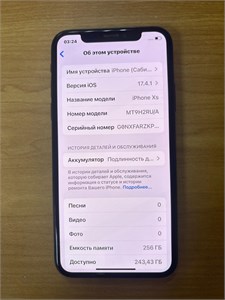 APPLE IPHONE XS 256 ГБ 890000537535