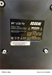 Телевизор BBK LT2610S 890000542447