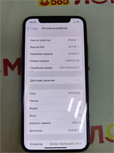 Apple iPhone X 256 ГБ 890000546262