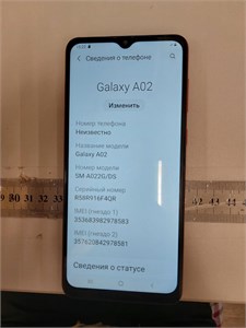 SAMSUNG GALAXY A02 2/32 ГБ 890000548739