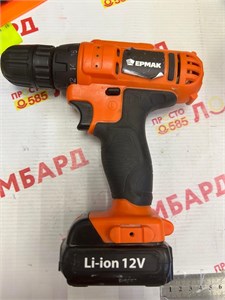 Аккумуляторная дрель-шуруповерт ЕРМАК ДША-12C 890000582329
