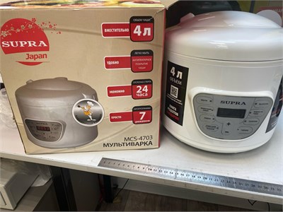 Мультиварка Supra MCS-4703 , 4 л , 900 Вт 890000590061