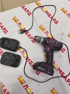 Дрель-шуруповерт аккумуляторная КМ АТОМ (CD-181/2 KIT) 890000596418