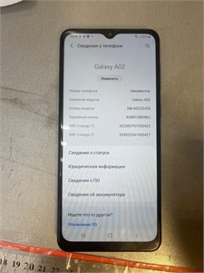 SAMSUNG GALAXY A02 2/32 ГБ 890000598066
