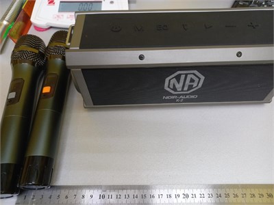 Караоке система с двумя беспроводными микрофонами NOIR-AUDIO K-2 890000593525