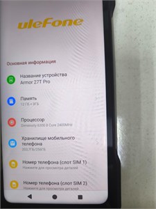 Ulefone Armor 27T Pro 12/256 ГБ 890000600268