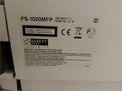 Мфу Лазерное Kyocera FS- 1020 MFP 890000600804