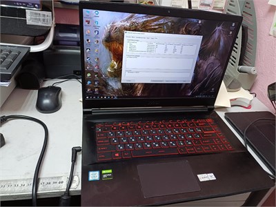 Игровой ноутбук MSI GF63 Thin 9SC (i5 9300H GTX 1650) 890000593873